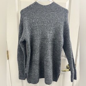Old Navy Gray Ribbed Tunic Women's Sweater